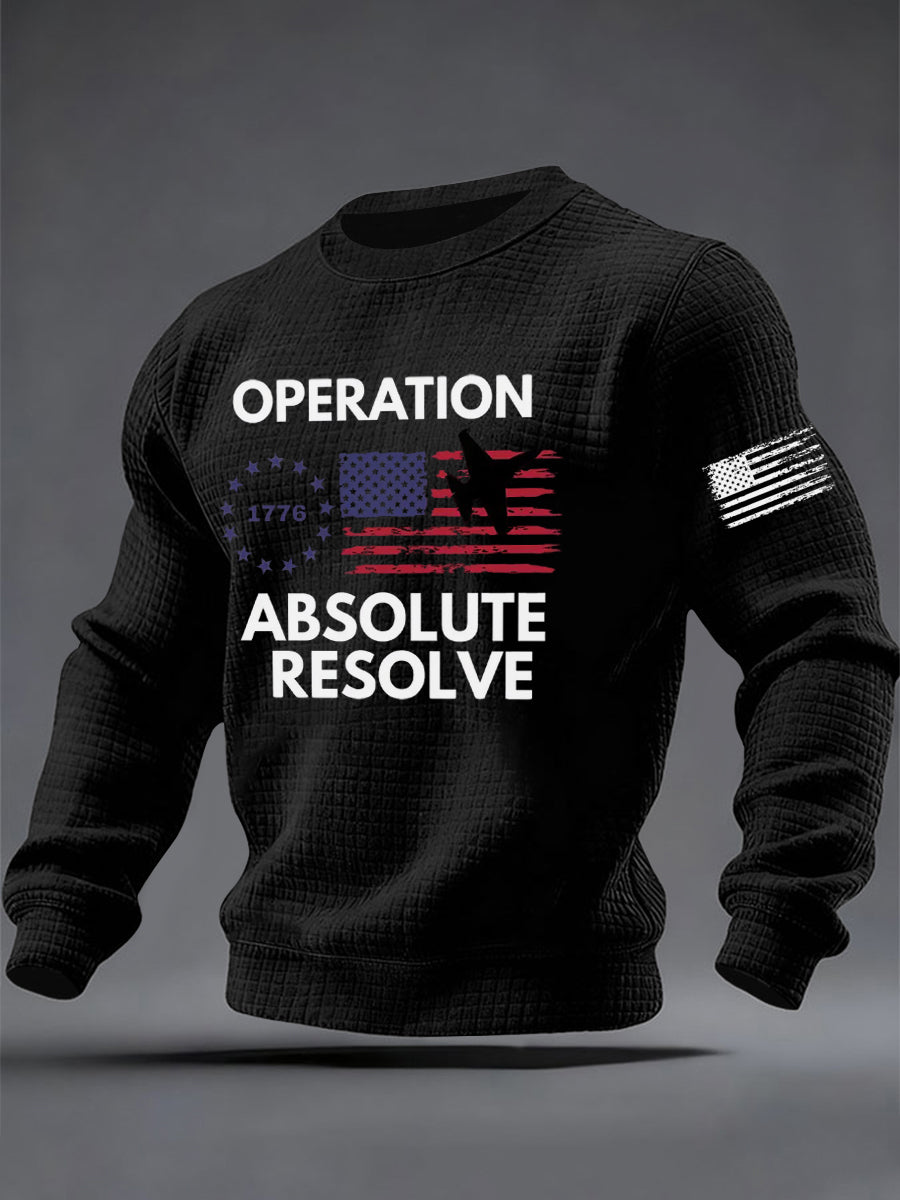 Men's Operation Absolute Resolve Printed Sweatshirt