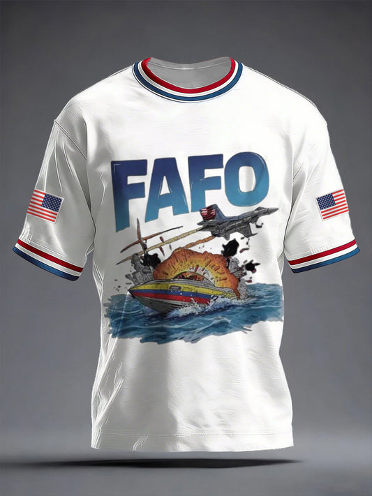 Men's Venezuela No Games FAFO Print T-shirt
