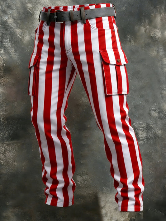 Men's Kölner Karneval Retro Business Style Casual Work Trousers
