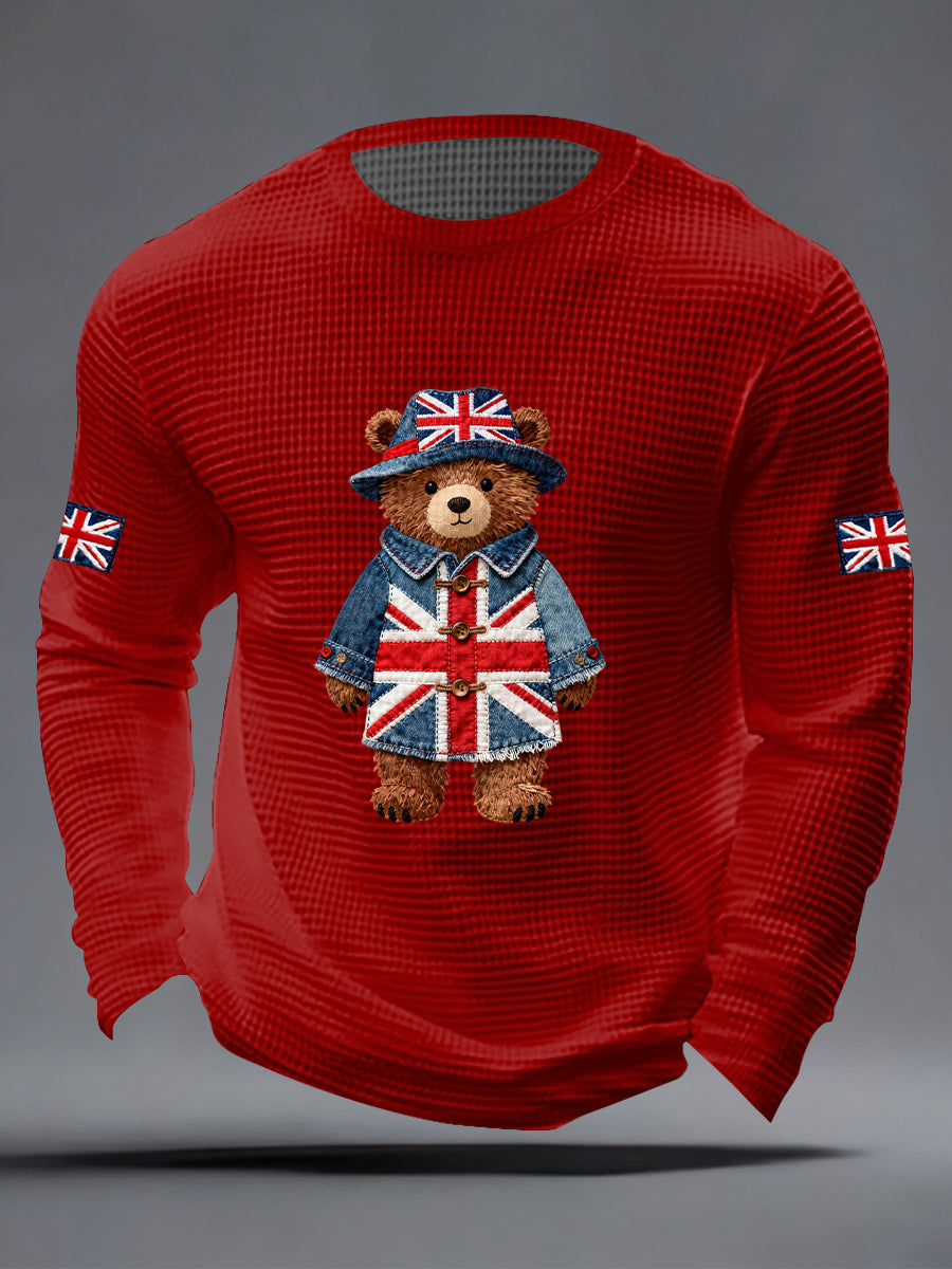 Men's British Style Waffle Top