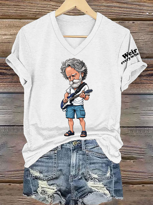 Women's RIP Bob Weir Weir Everywhere Short Sleeve T-Shirt