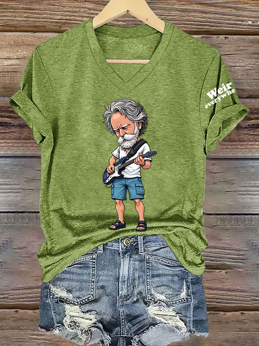 Women's RIP Bob Weir Weir Everywhere Short Sleeve T-Shirt