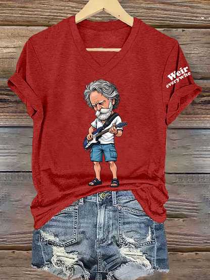 Women's RIP Bob Weir Weir Everywhere Short Sleeve T-Shirt