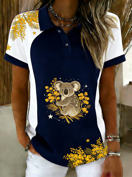 Women's  Vintage Australian Holiday Casual Comfortable Short Sleeve T-Shirt