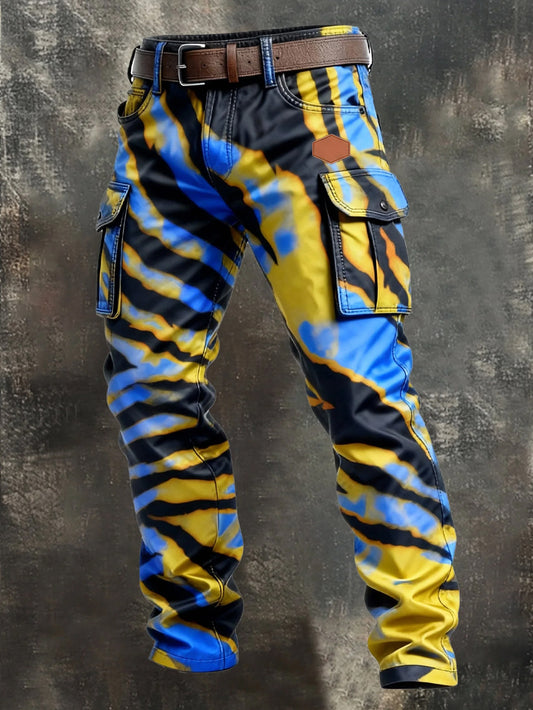 Men's Retro Business Style Casual Work Trousers