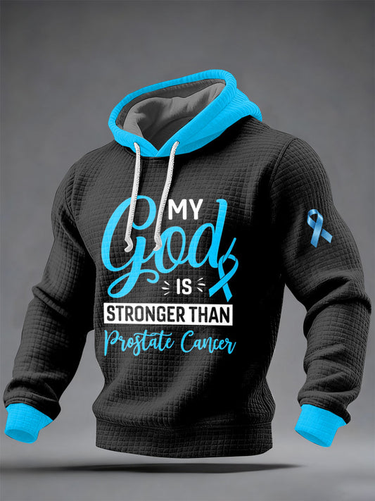 Retro Prostate Cancer Awareness Print Casual Sweatshirt