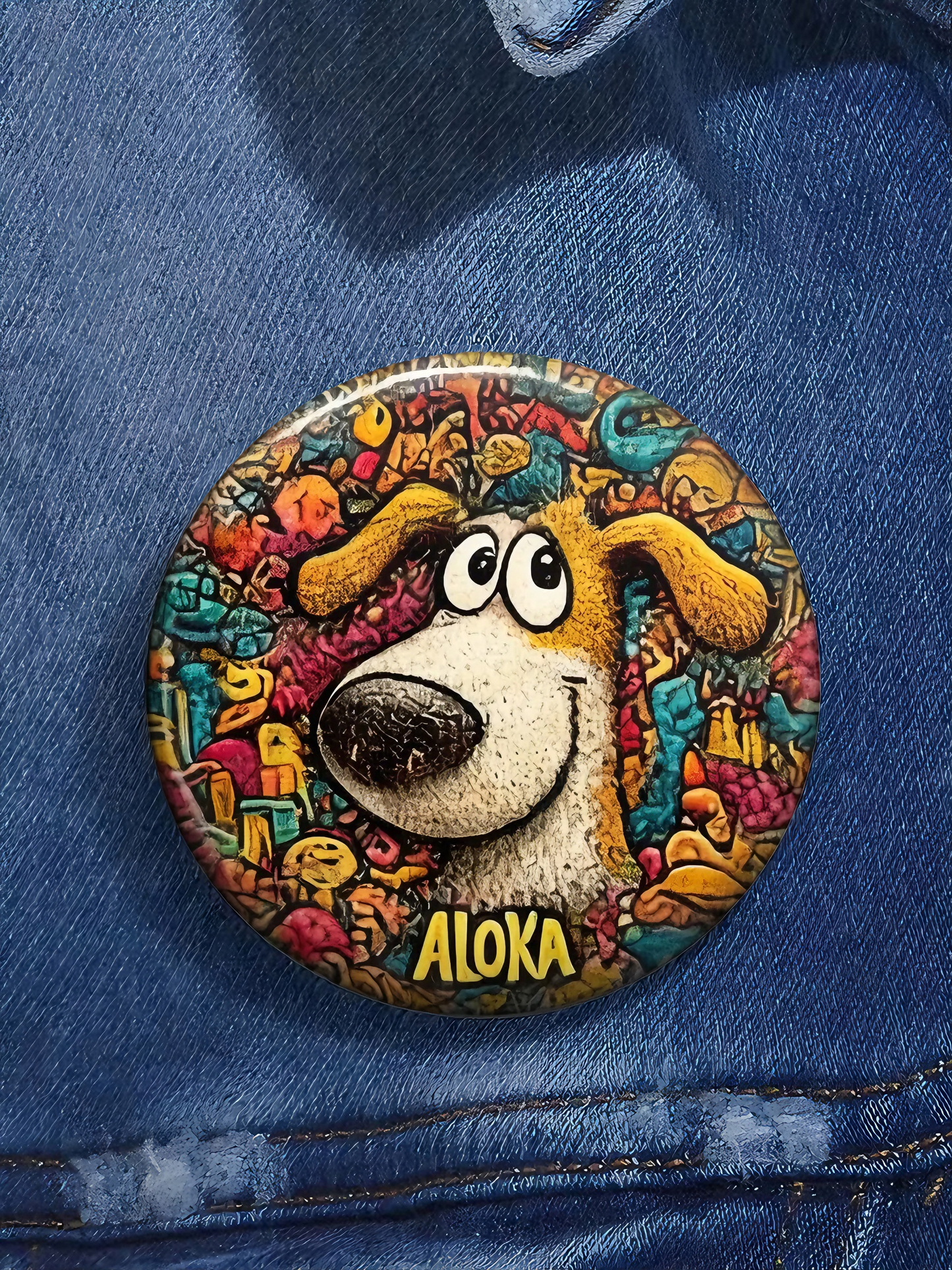 Walk For Peace Print Pins