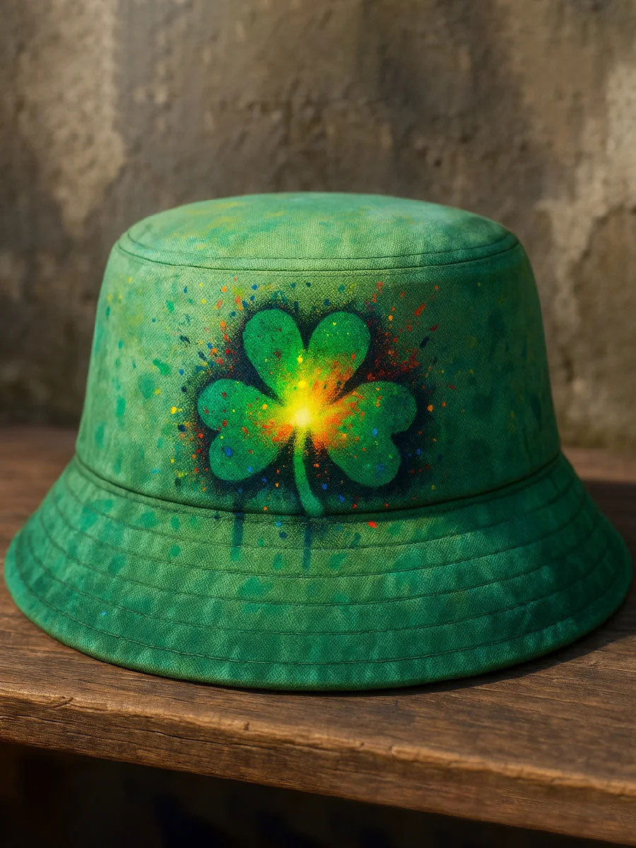 St. Patrick's Day Printed Casual Bucket Hat