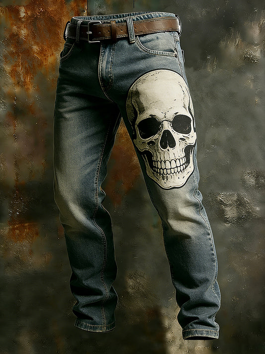 Men's Retro Business Style Casual Work Trousers