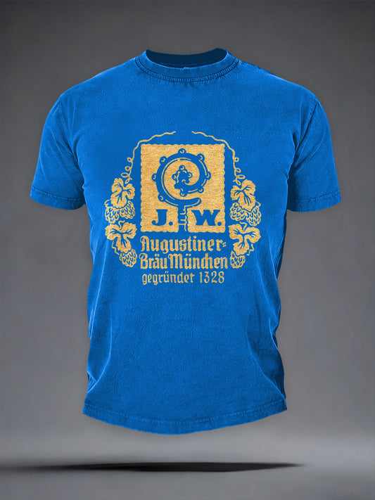 Men's Beer Lover Short Sleeves T-shirt