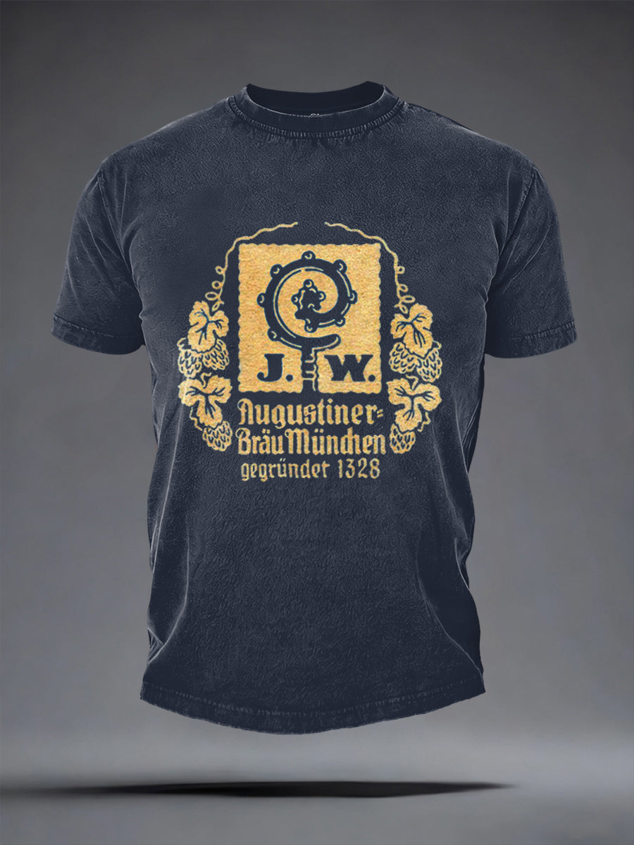 Men's Beer Lover Short Sleeves T-shirt