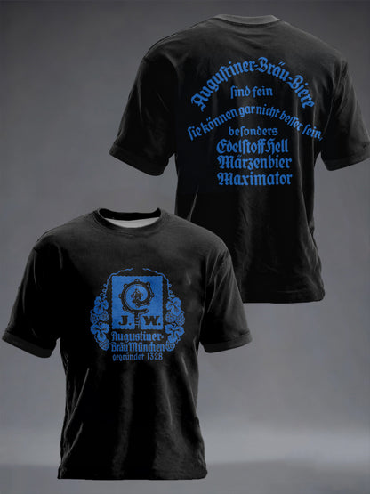 Men's Beer Lover Munich Oktoberfest Print T-Shirt