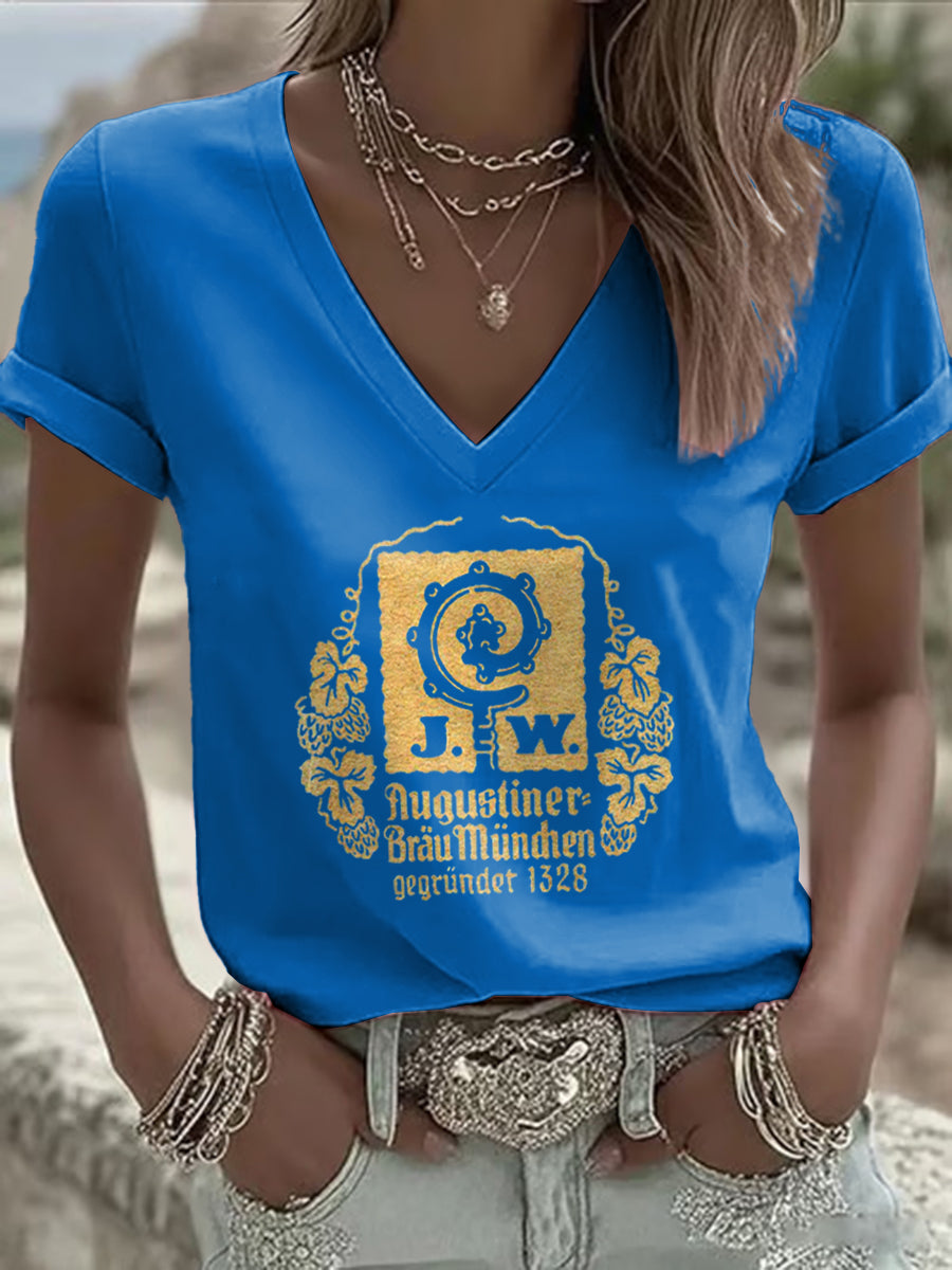 Women's Beer Lover short-sleeved T-shirt