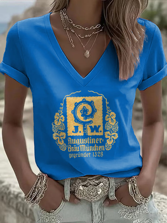 Women's Beer Lover short-sleeved T-shirt