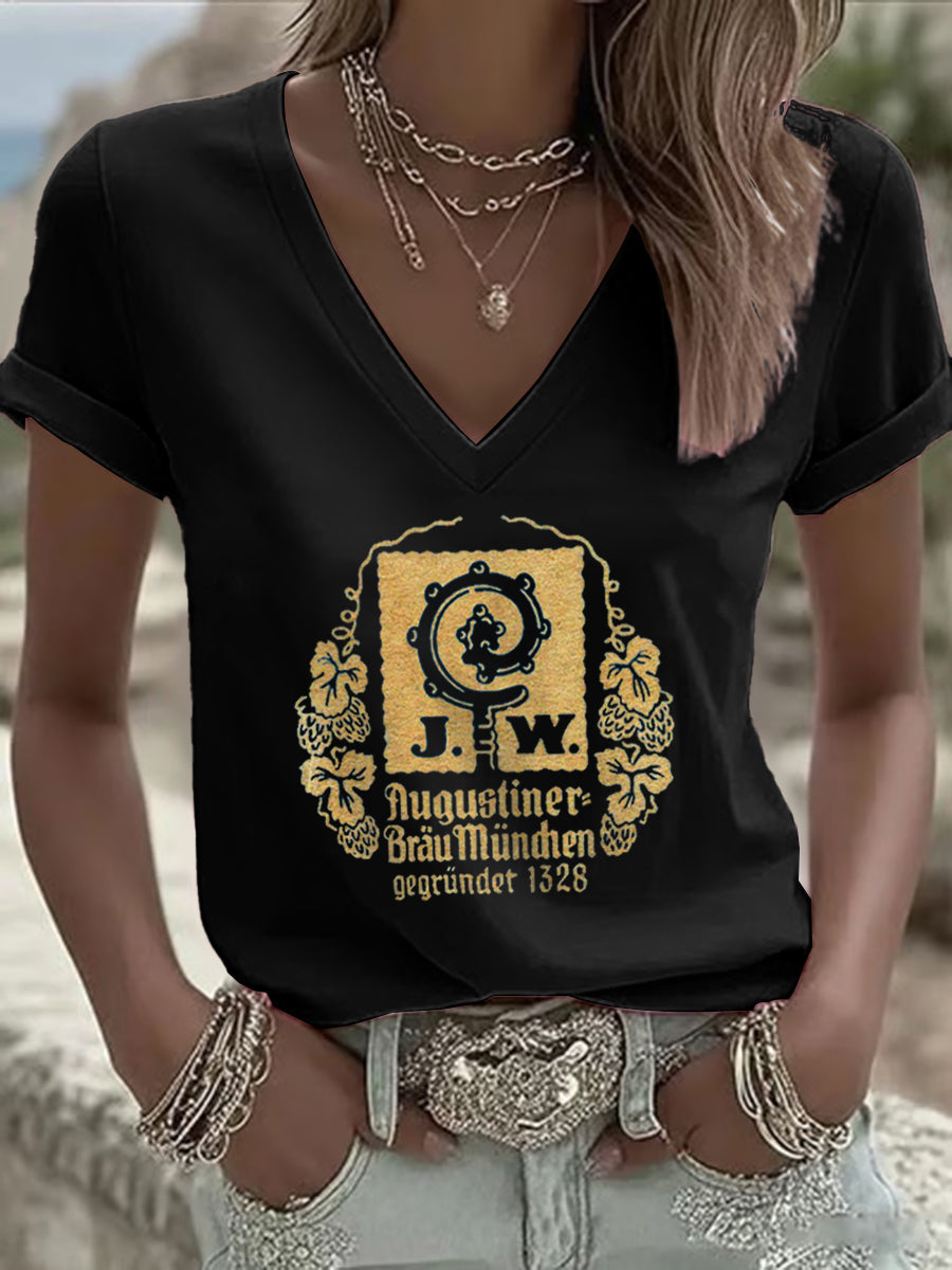 Women's Beer Lover short-sleeved T-shirt