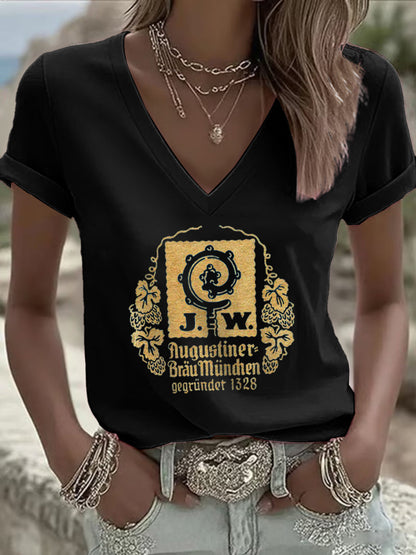 Women's Beer Lover short-sleeved T-shirt