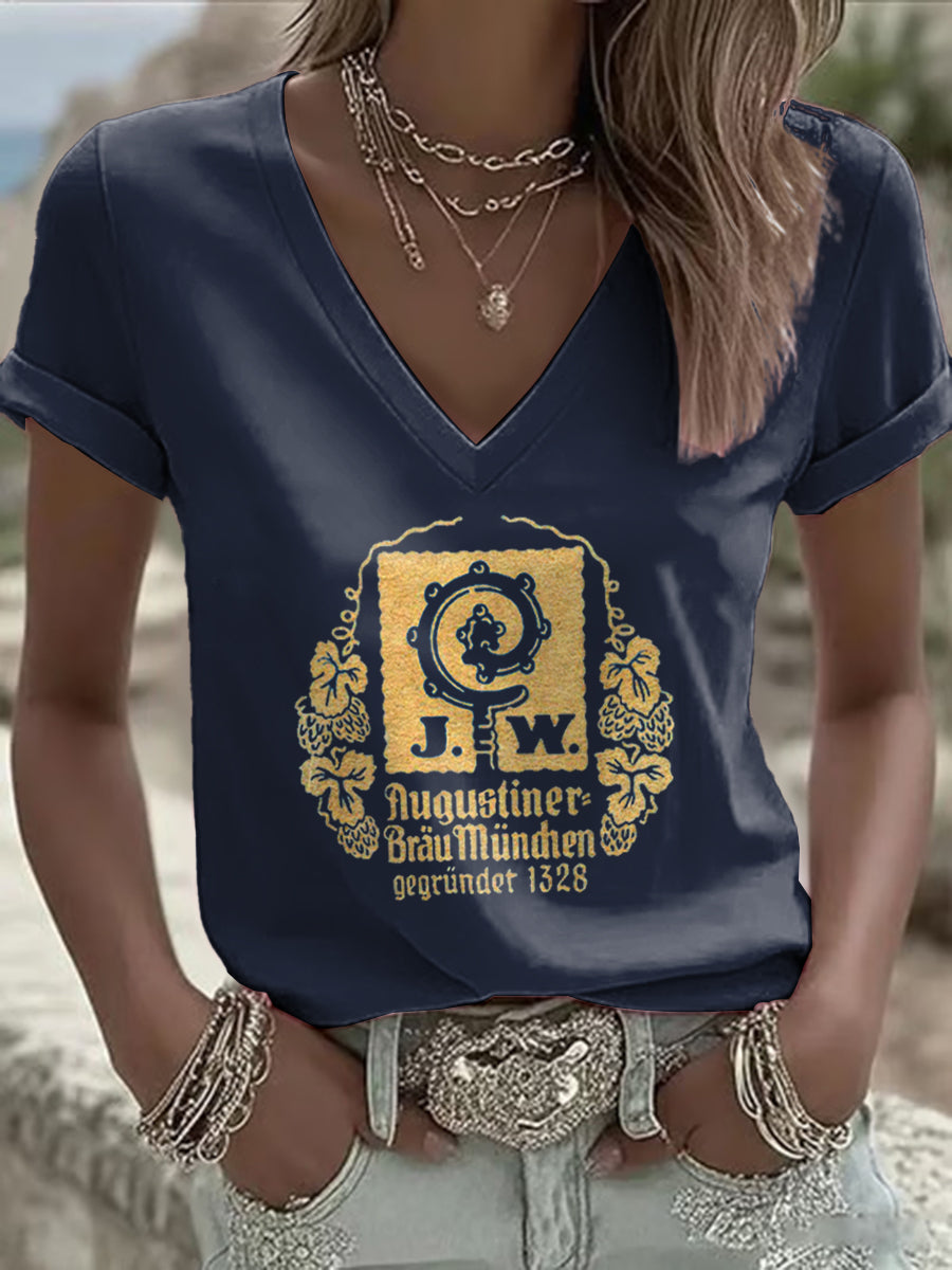 Women's Beer Lover short-sleeved T-shirt