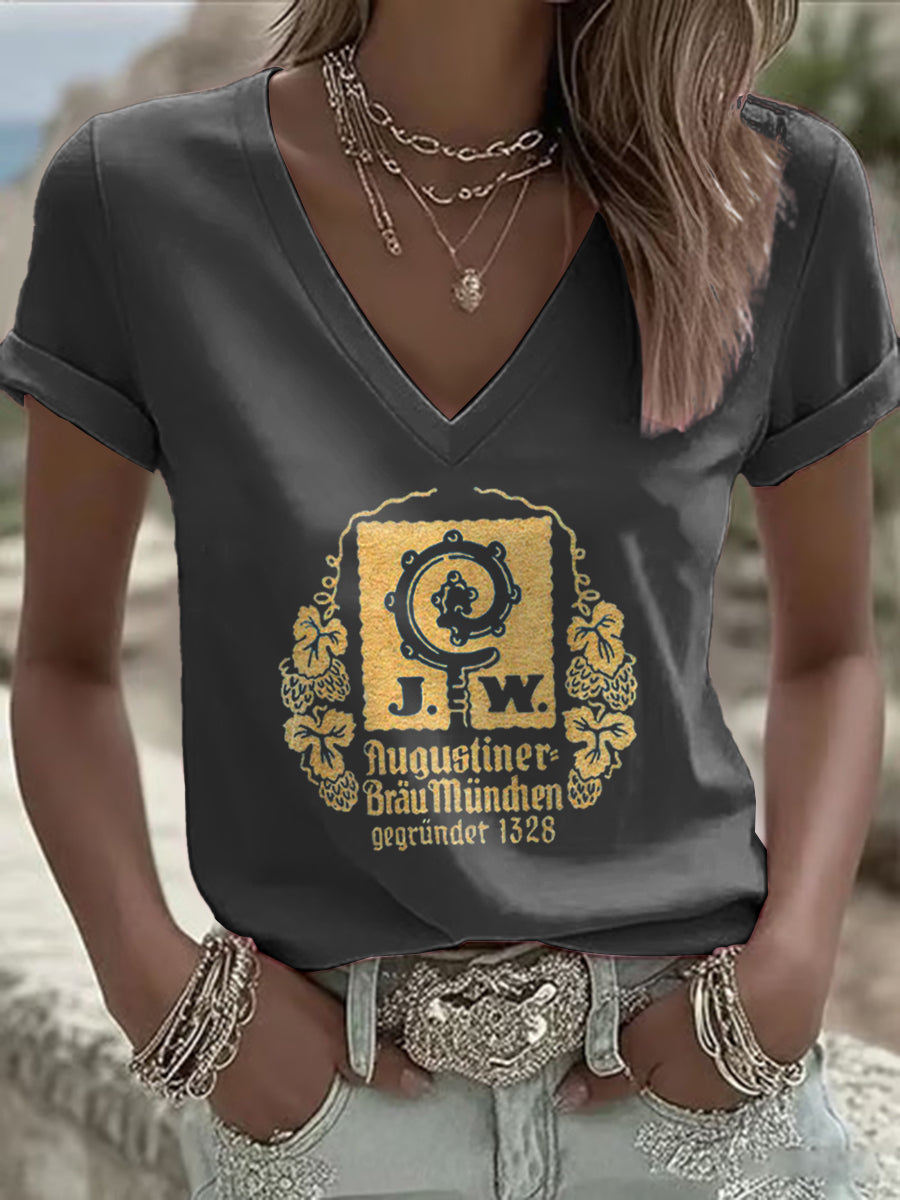 Women's Beer Lover short-sleeved T-shirt