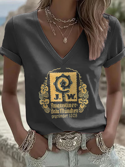 Women's Beer Lover short-sleeved T-shirt