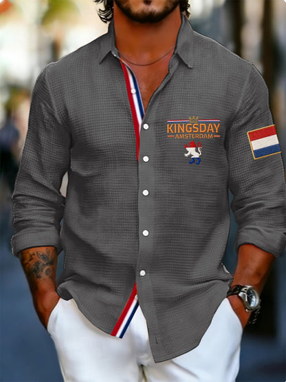 Men's Koningsdag Waffle Shirt