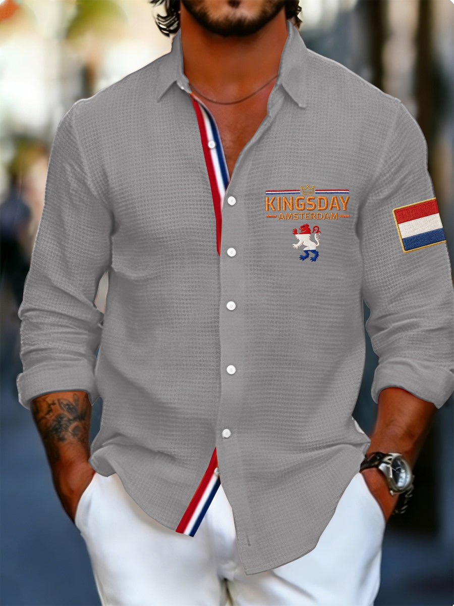 Men's Koningsdag Waffle Shirt