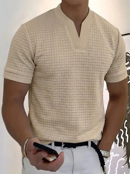 Men's Business V-neck T-shirt