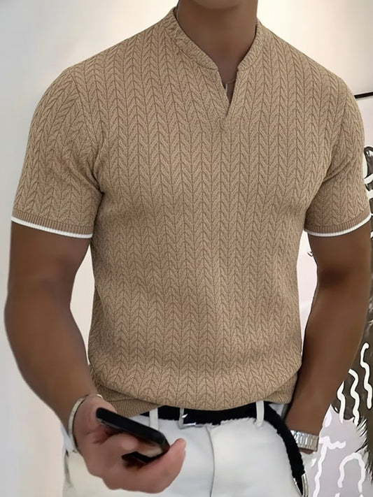 Men's Business V-neck T-shirt