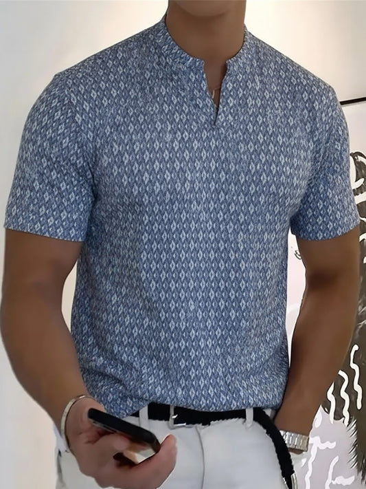 Men's Business V-neck T-shirt
