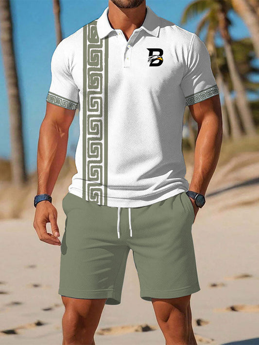 Men's Casual Business Short-sleeved Suit