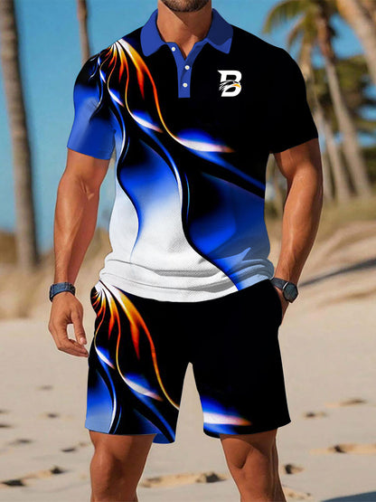 Men's Casual Business Short-sleeved Suit
