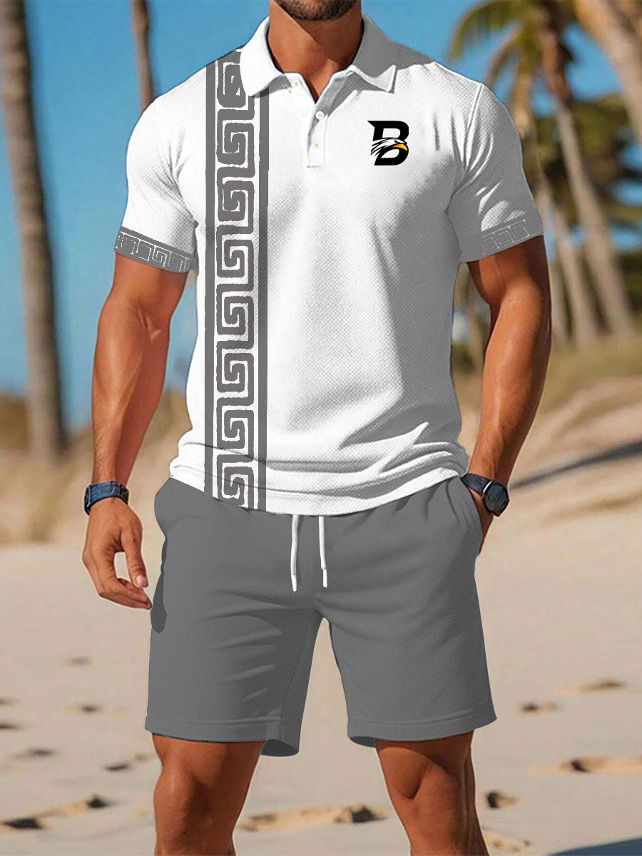 Men's Casual Business Short-sleeved Suit