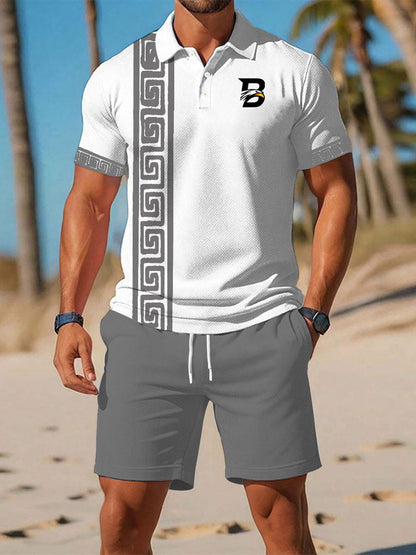 Men's Casual Business Short-sleeved Suit