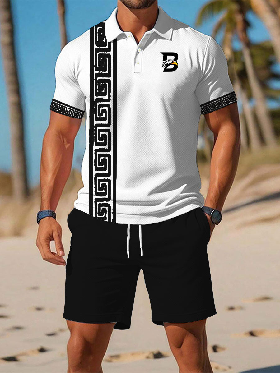 Men's Casual Business Short-sleeved Suit