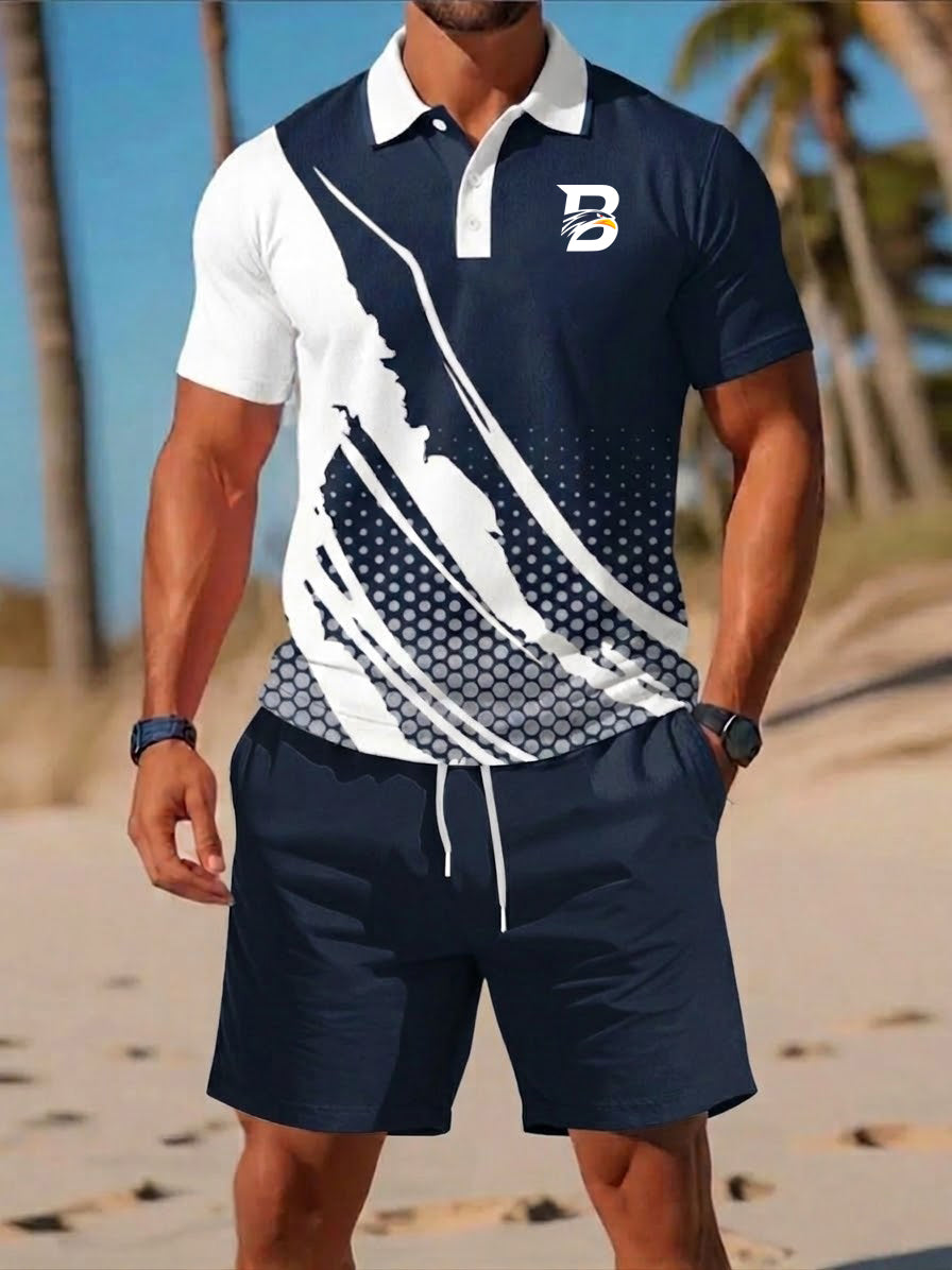 Men's Casual Business Short-sleeved Suit