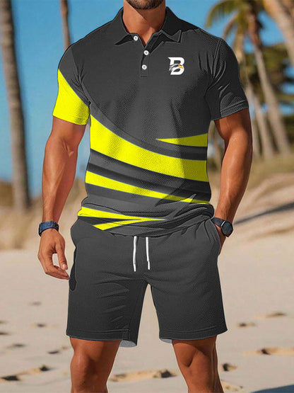 Men's Casual Business Short-sleeved Suit