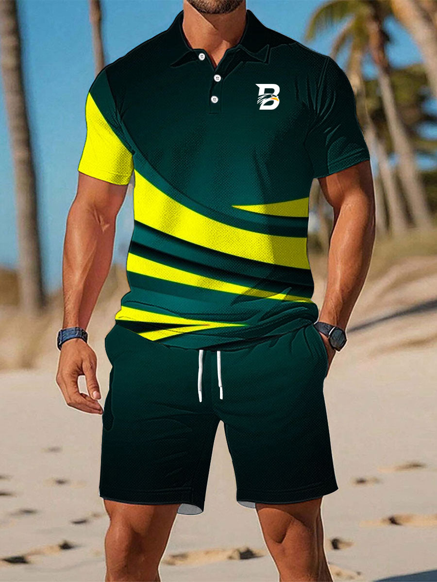 Men's Casual Business Short-sleeved Suit