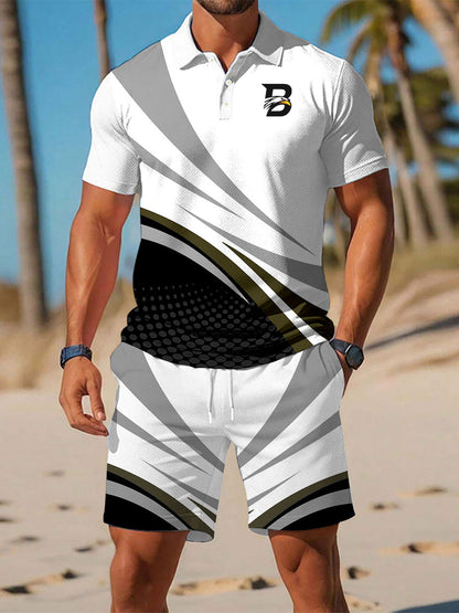 Men's Casual Business Short-sleeved Suit