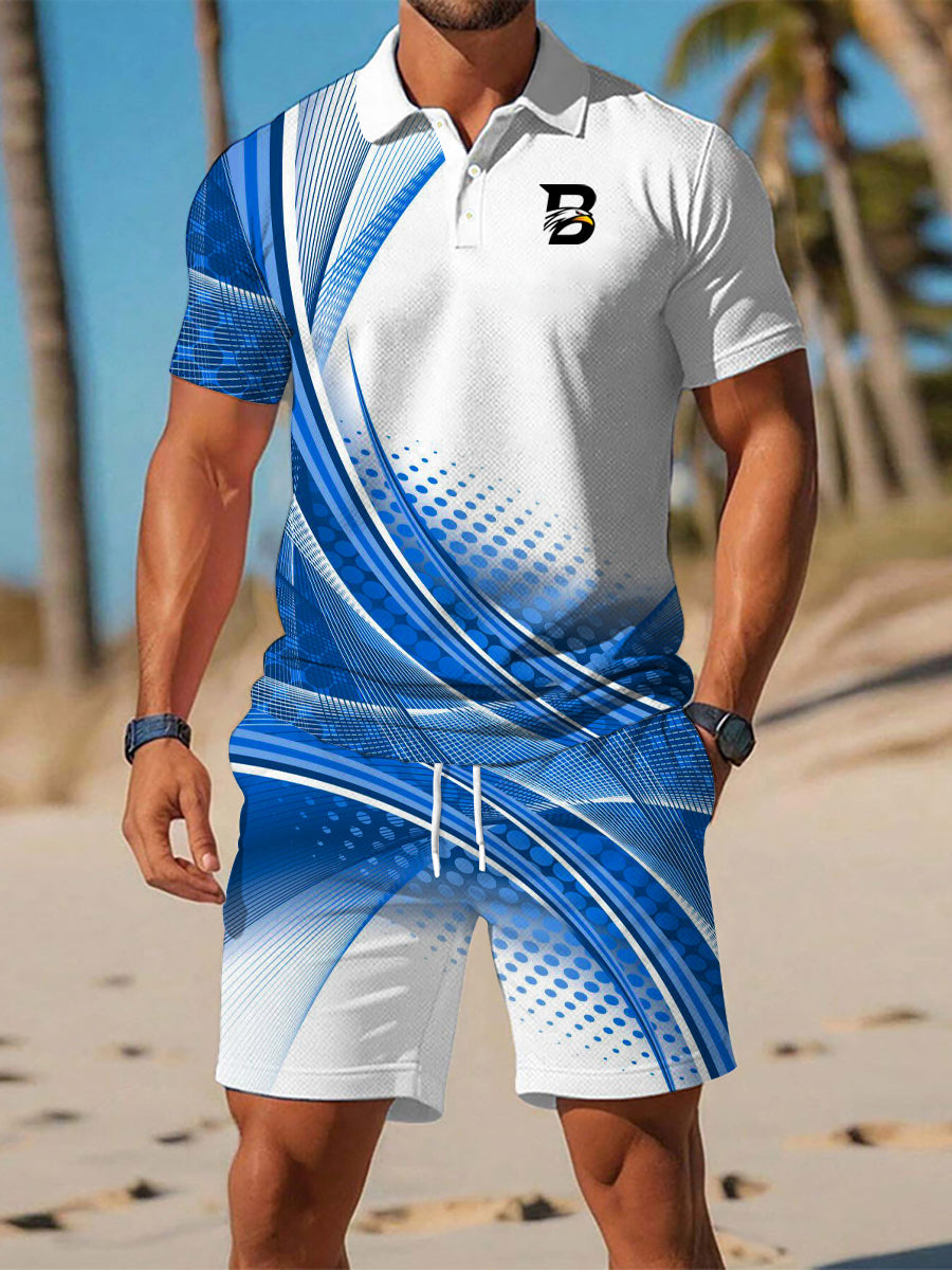 Men's Casual Business Short-sleeved Suit
