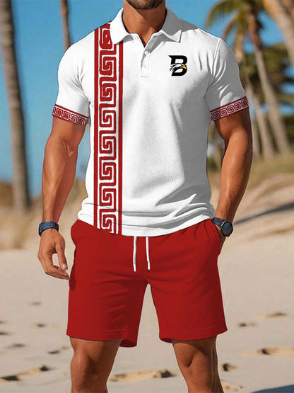 Men's Casual Business Short-sleeved Suit