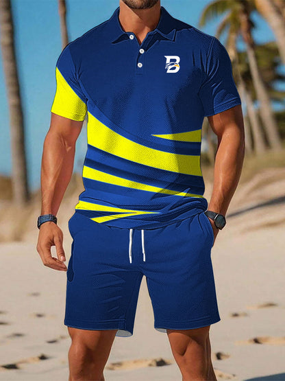 Men's Casual Business Short-sleeved Suit