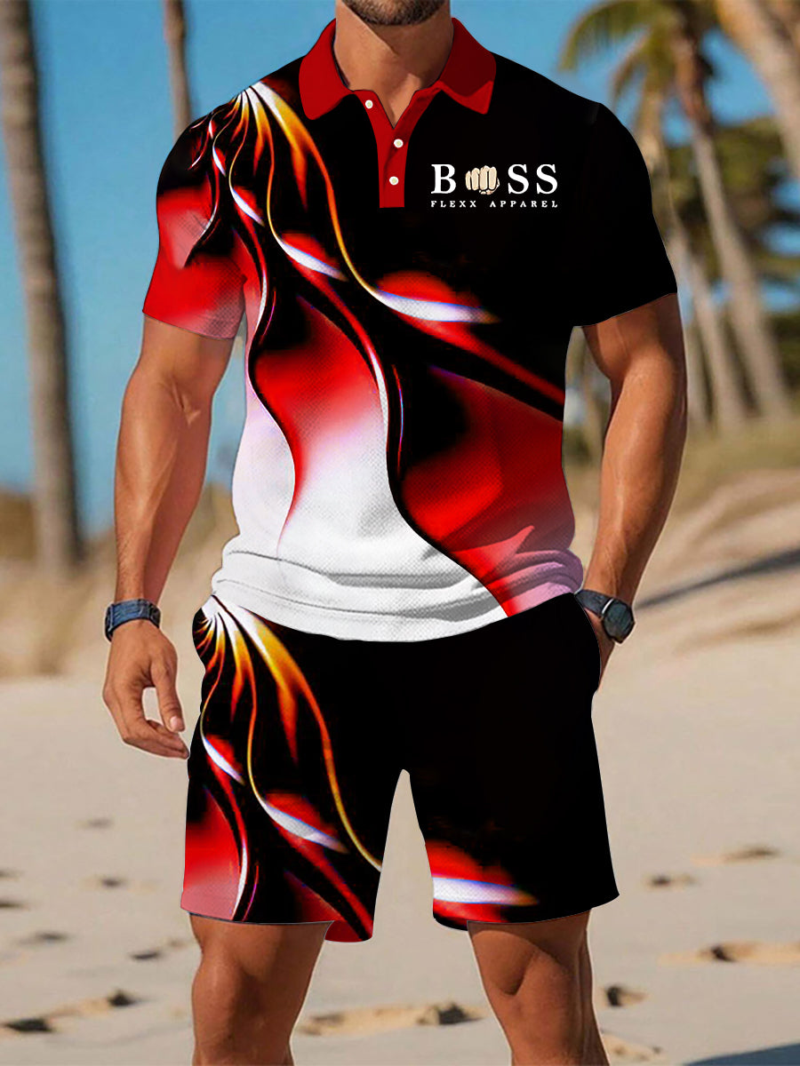 Men's Casual Business Short-sleeved Suit