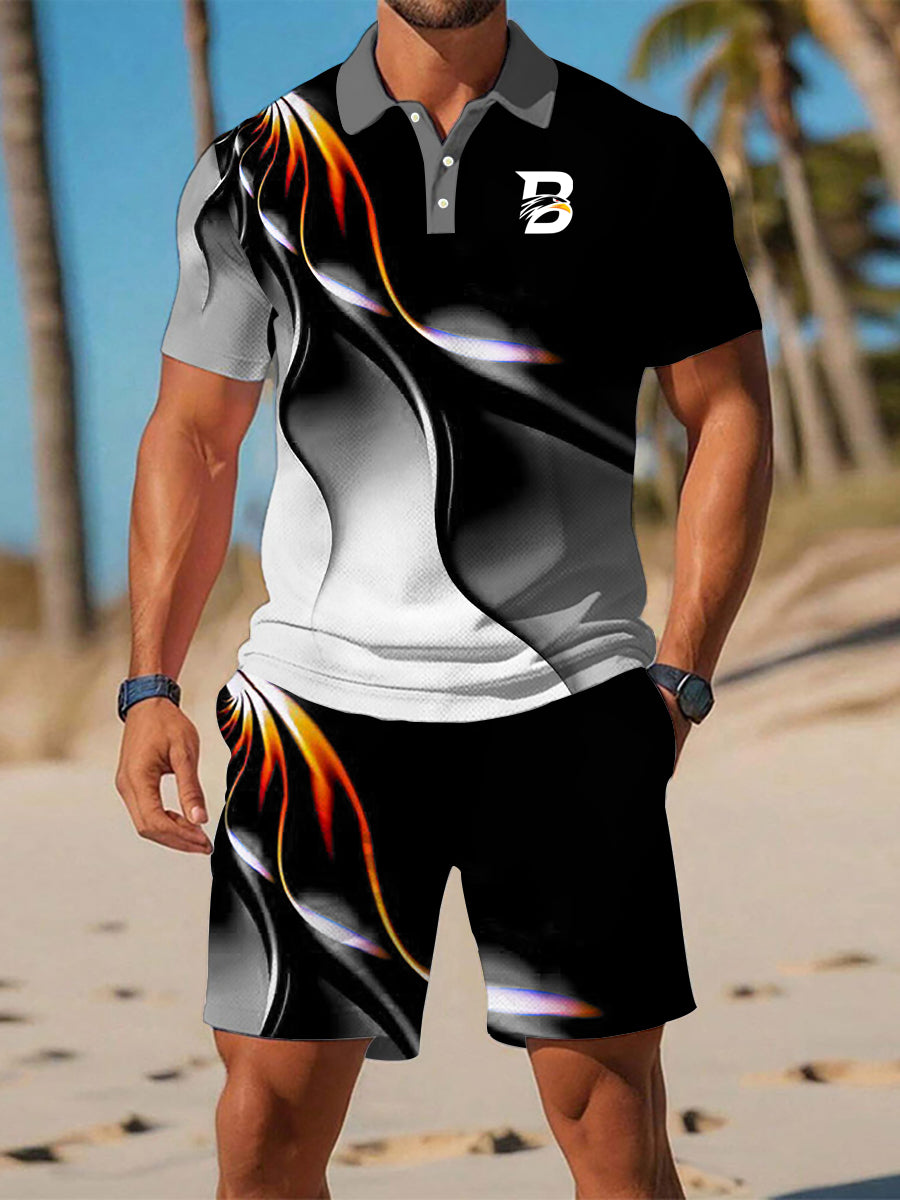 Men's Casual Business Short-sleeved Suit