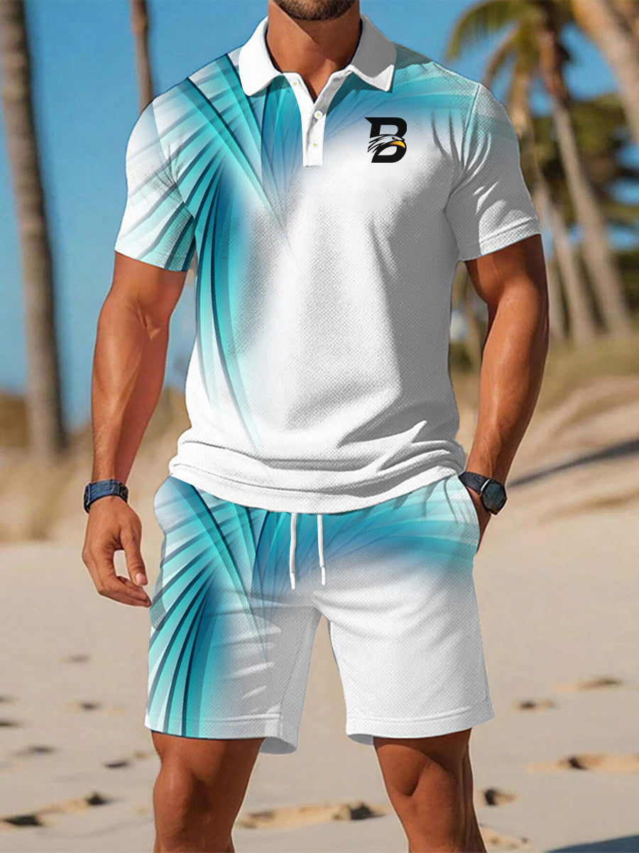 Men's Casual Business Short-sleeved Suit