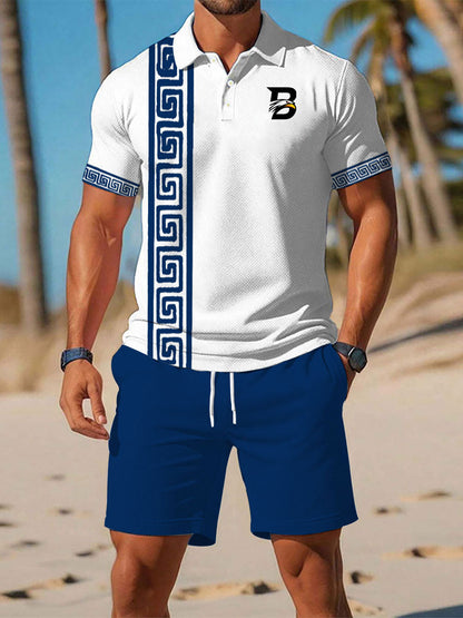 Men's Casual Business Short-sleeved Suit