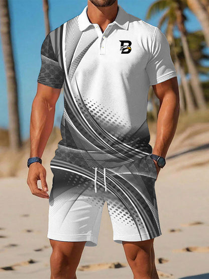 Men's Casual Business Short-sleeved Suit