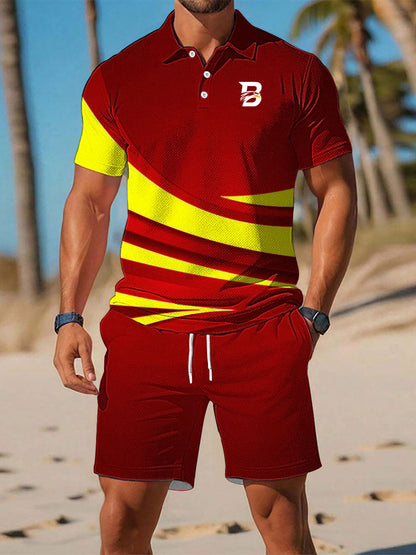 Men's Casual Business Short-sleeved Suit