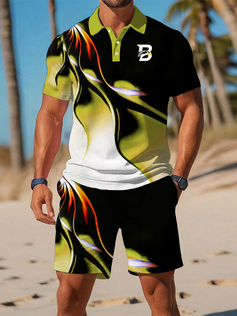 Men's Casual Business Short-sleeved Suit