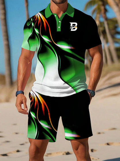 Men's Casual Business Short-sleeved Suit