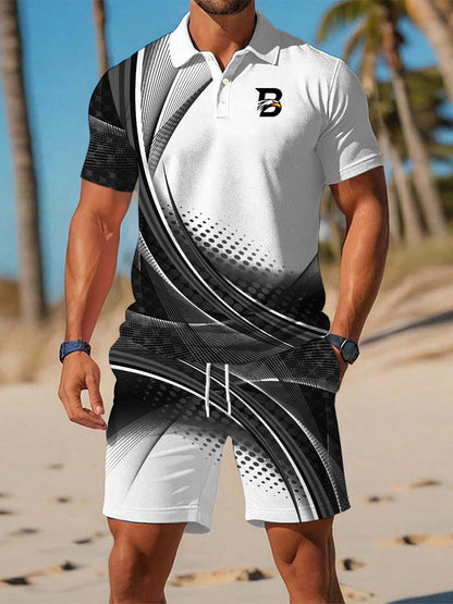 Men's Casual Business Short-sleeved Suit