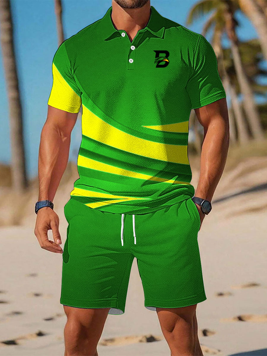 Men's Casual Business Short-sleeved Suit